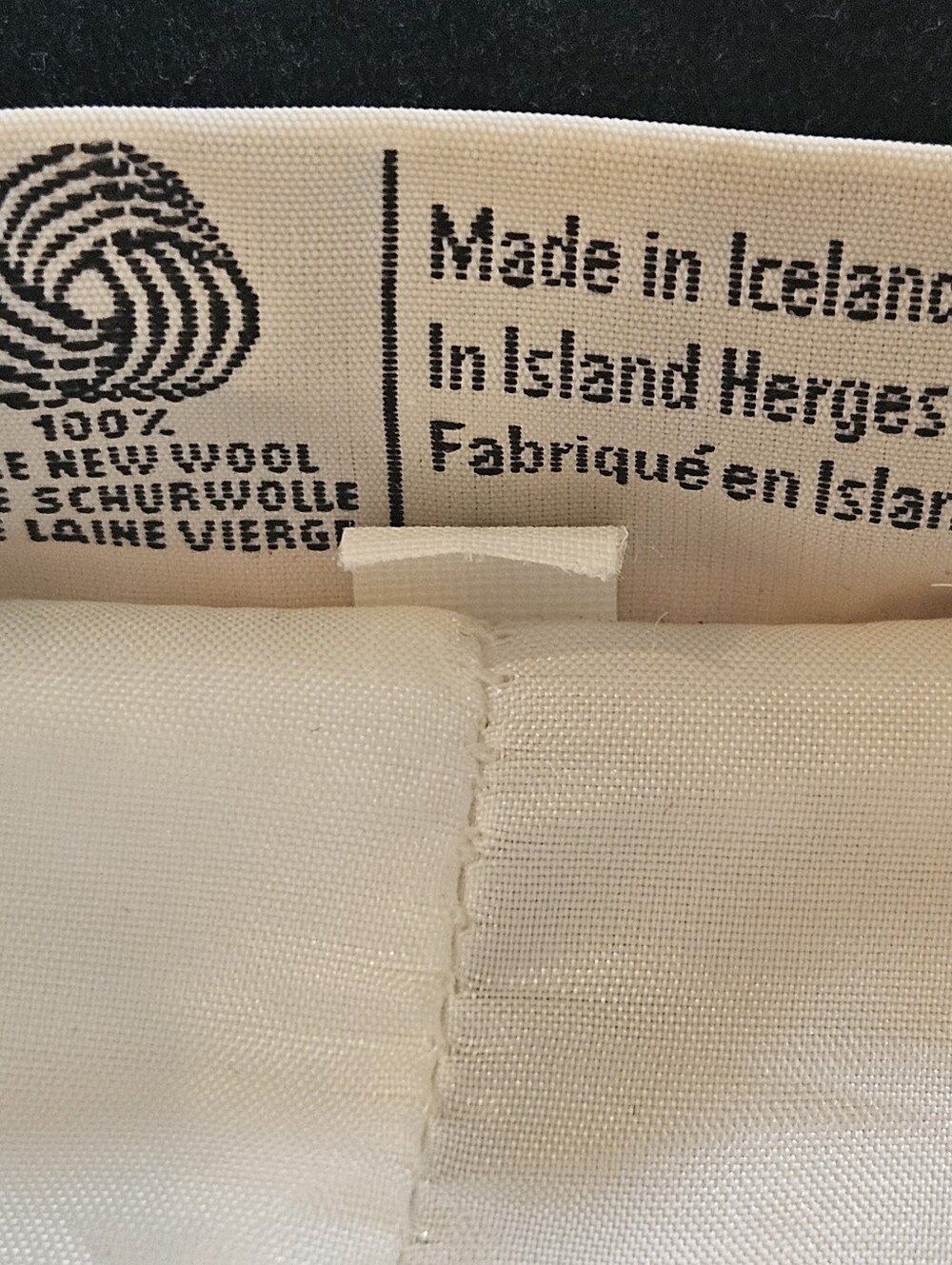 VINTAGE 100% Iceland Wool Zip Front Jacket Samband of Iceland Size Large - Picture 7 of 8